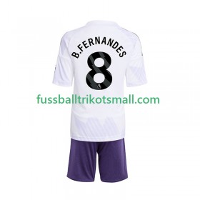 Fußballtrikots Manchester United Bruno Fernandes 8 Kinder 2025-2026 Kurzarm Auswärts-trikot kaufen